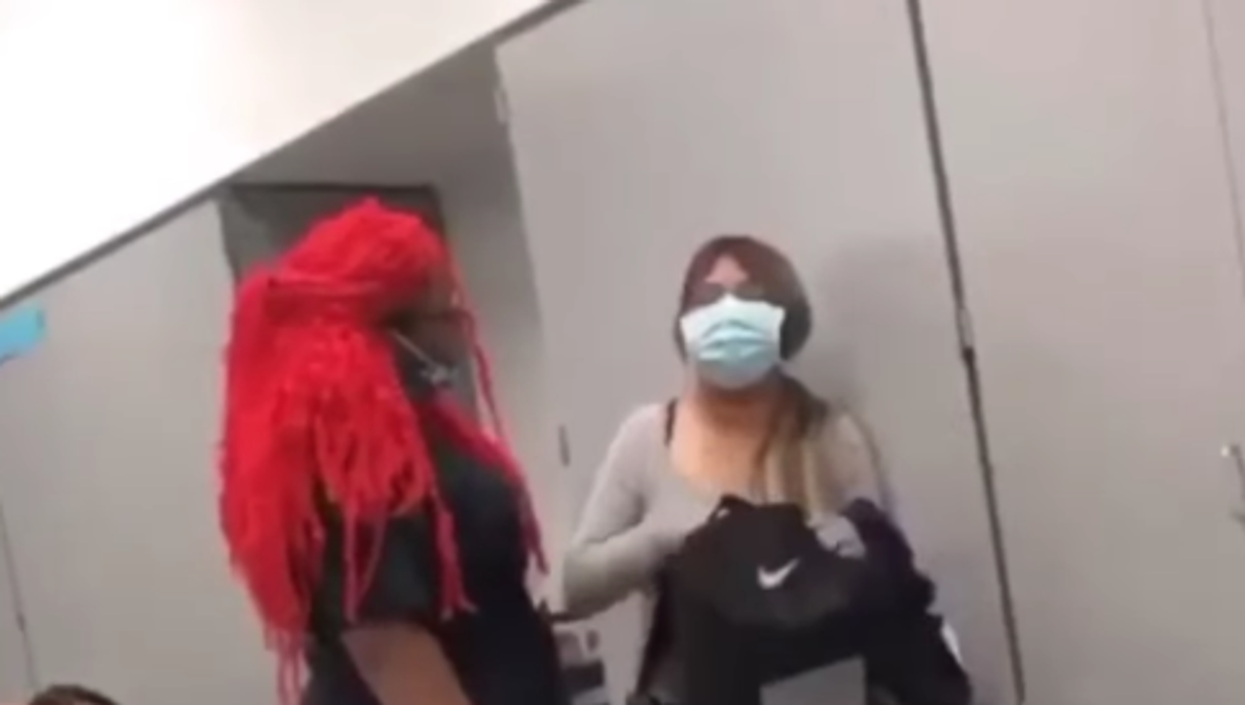 Maskless teacher corners student and breathes all over her in shocking video