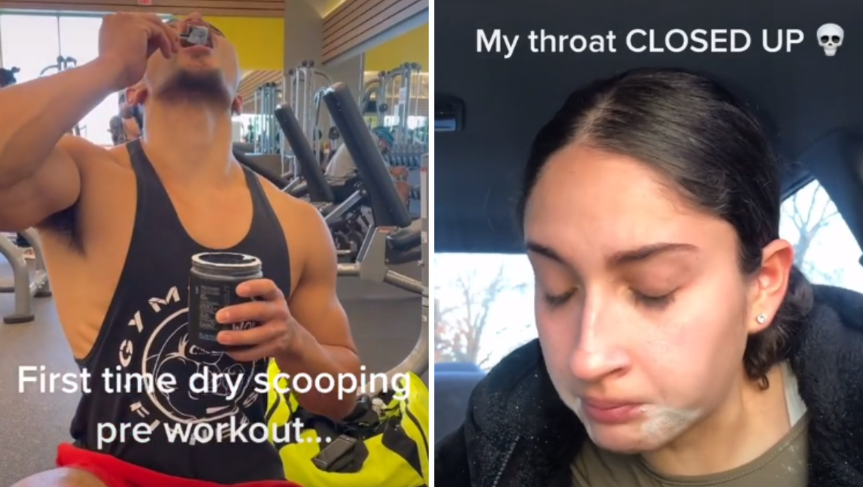 The dry-scooping trend is still all over TikTok – here’s why experts are warning against it