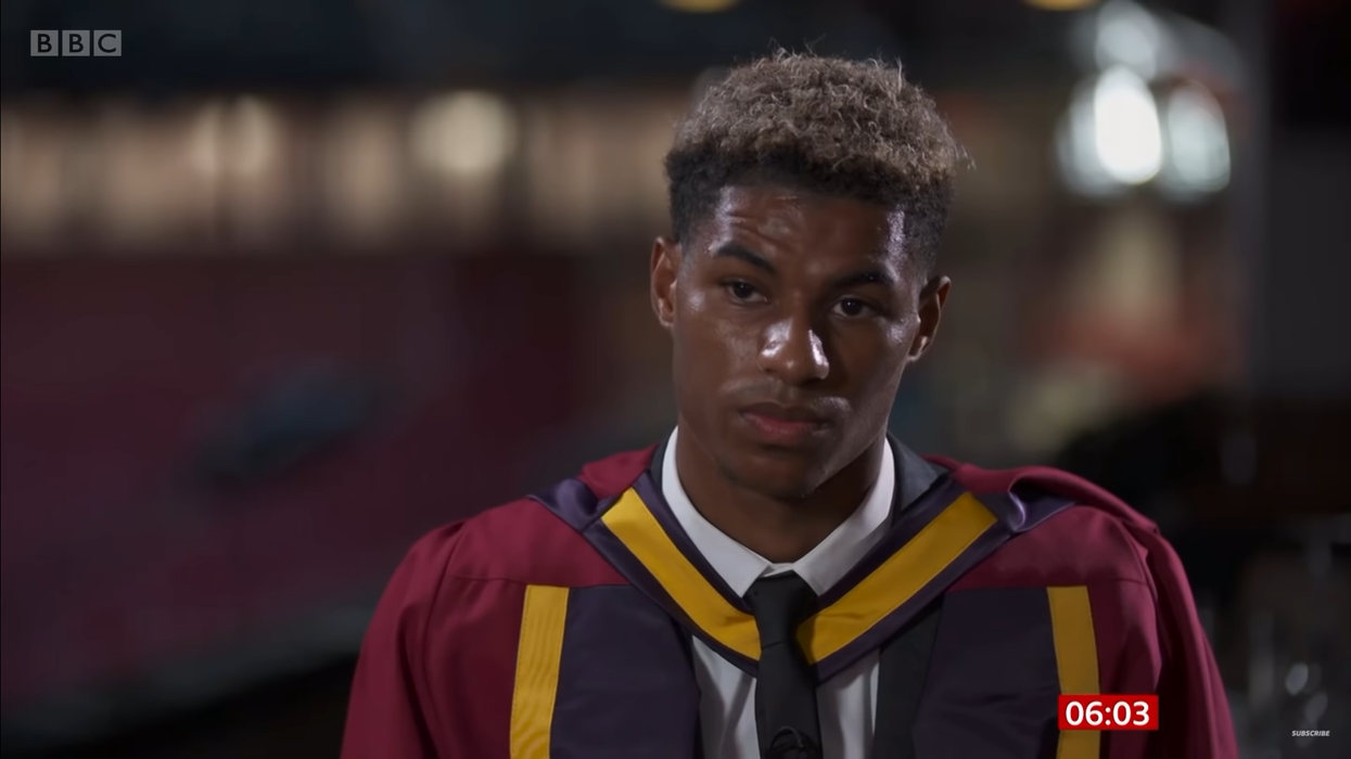 Marcus Rashford once again proves an inspiration to us all as he receives honorary doctorate