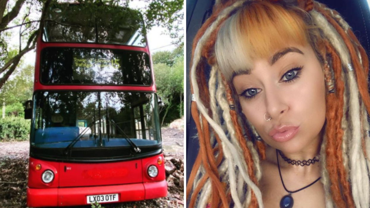 TikToker is creating dream home aboard an old London bus using OnlyFans earnings
