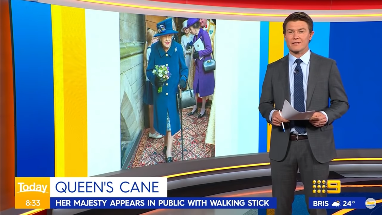 Aussie TV host blasted for poking fun at Queen’s walking stick