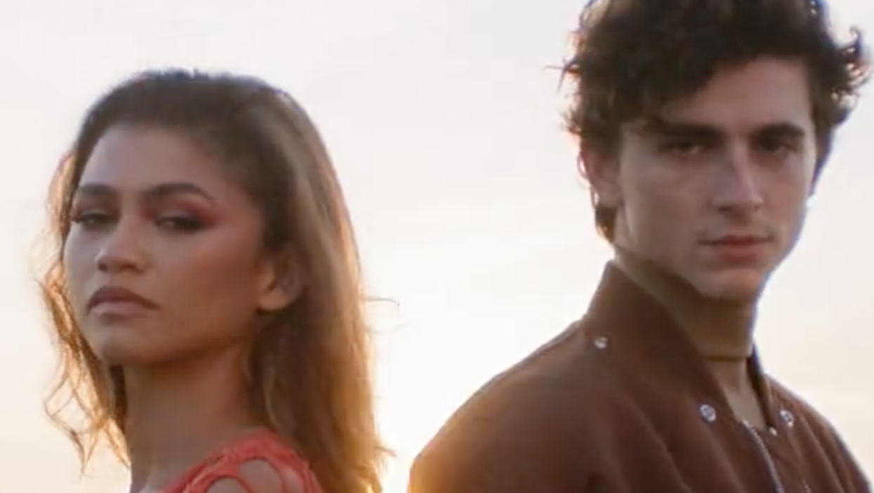 Timothee Chalamet and Zendaya’s intense staring has become a hilarious meme