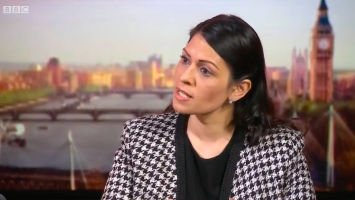 Priti Patel said ‘it’s absolutely virus’ that Covid measures remain in place
