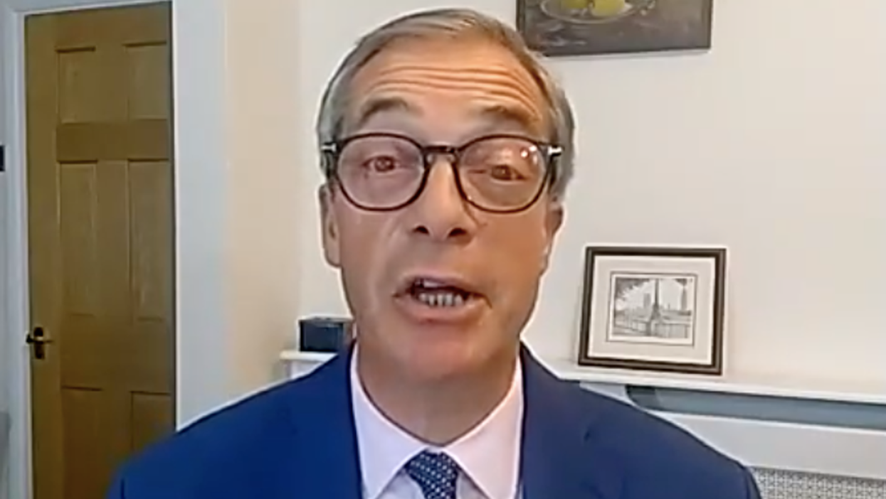 Nigel Farage was duped into saying another pro-IRA slogan as part of a birthday message