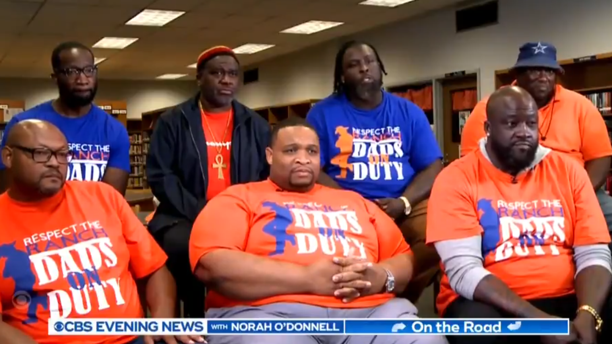 Dad group’s creative way of stopping violence at school goes viral