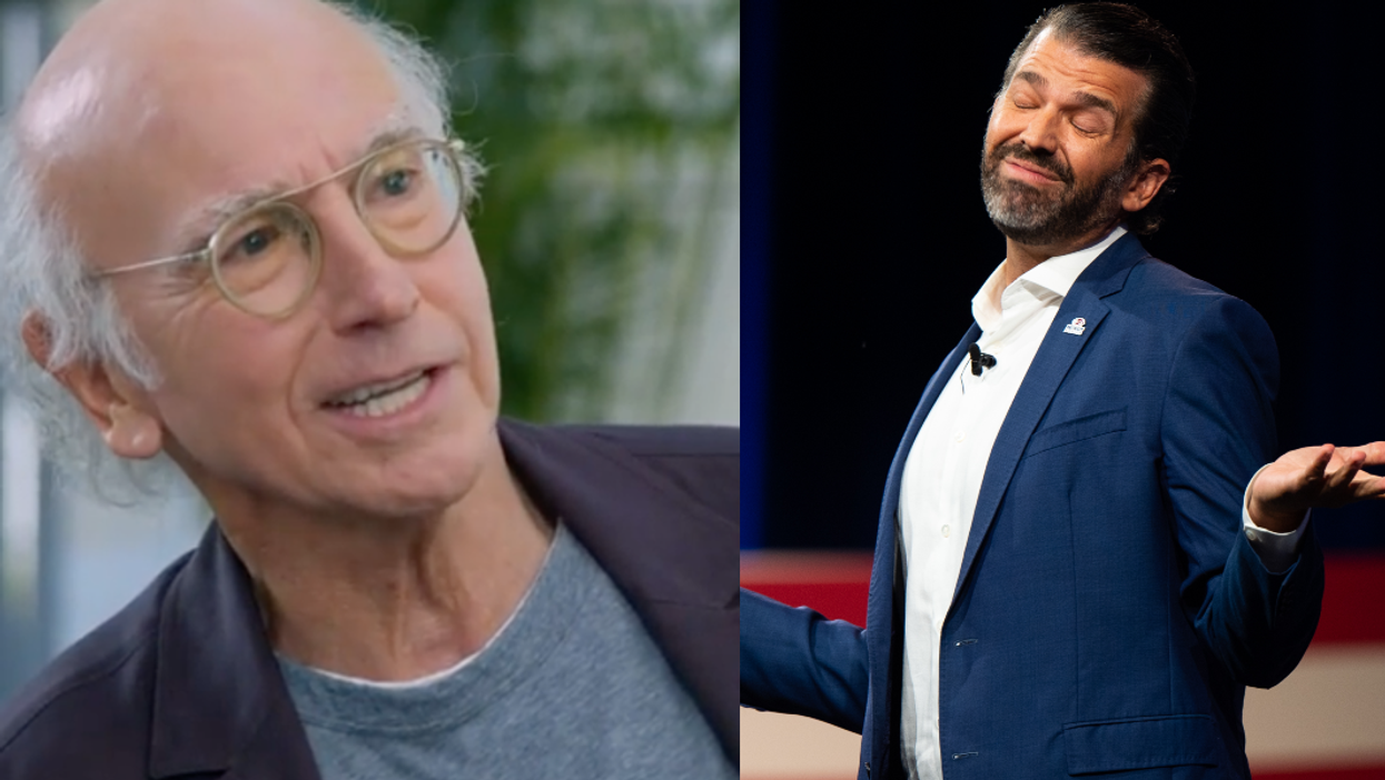 Larry David jokes that Trump has ruined the name ‘Don Jr’ in new Curb Your Enthusiasm episode