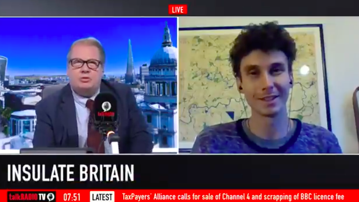 Insulate Britain member from that viral talkRadio clip said what happened was ‘really quite funny’