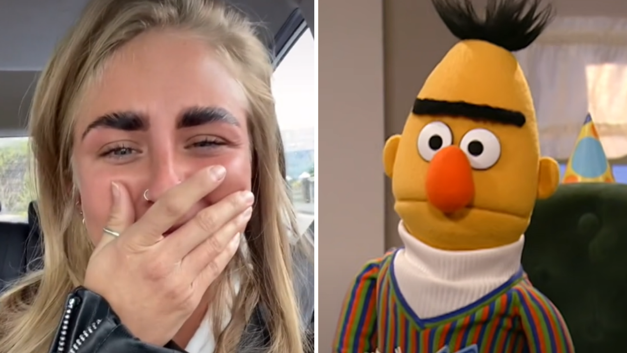 TikToker compared to Sesame Street’s Bert after eyebrow lamination blunder