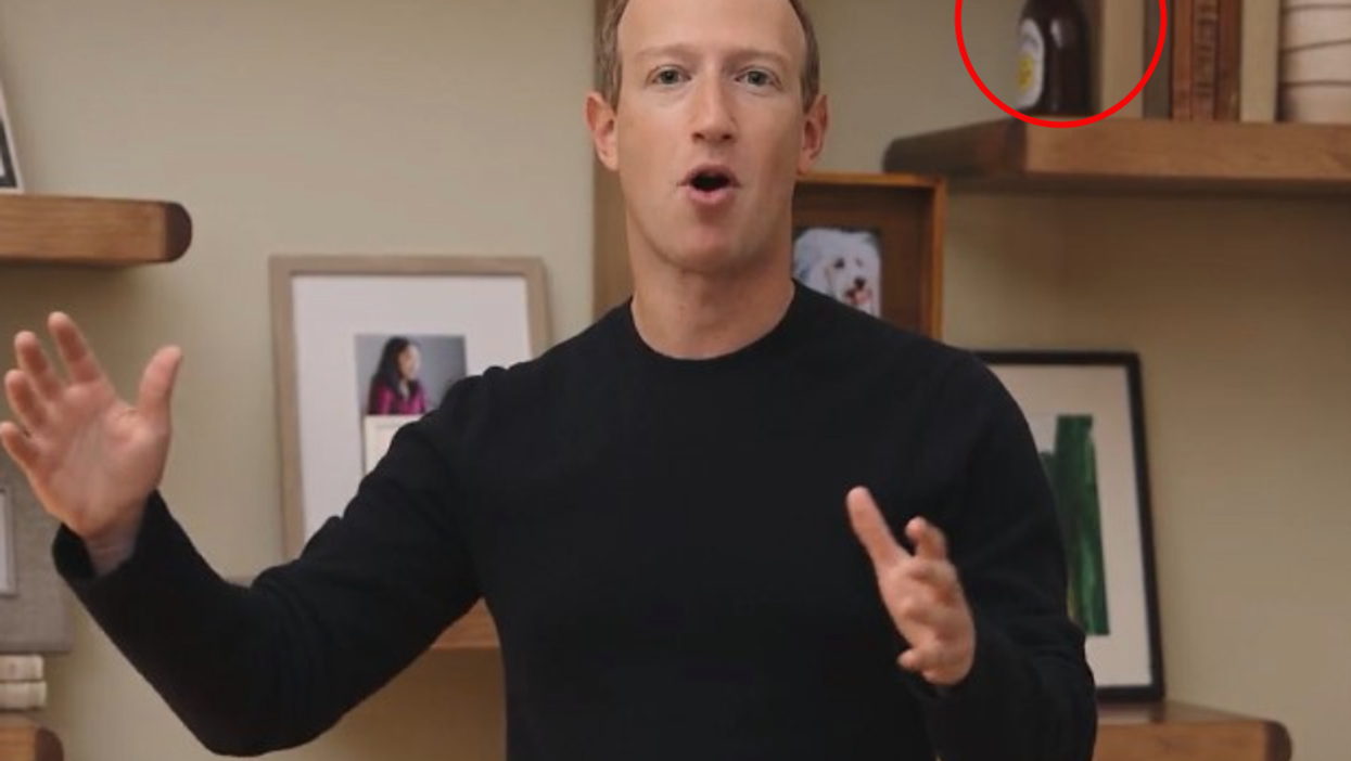 Why was there a bottle of BBQ sauce on a shelf in Mark Zuckerberg’s Meta presentation?