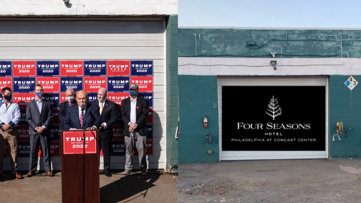 Four Seasons Total Landscaping expertly troll ex-Trump attorney Rudy Giuliani with its Halloween costume