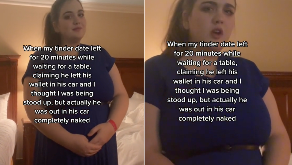 Woman finds her Tinder date sitting in his car naked and it’s as bizarre as it sounds