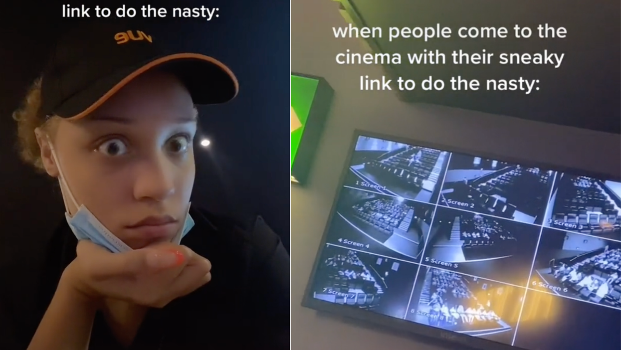Cinema worker leaves people mortified after viral TikTok reveals what staff can actually see during films