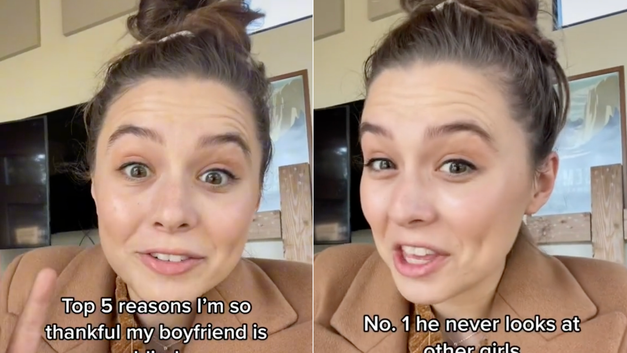 Woman goes viral after joking her blind boyfriend is ‘perfect’ because she doesn’t have to do her hair
