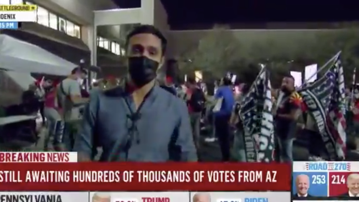 Furious Trump supporters filmed screaming 'Fox News sucks!' in bizarre election plot twist