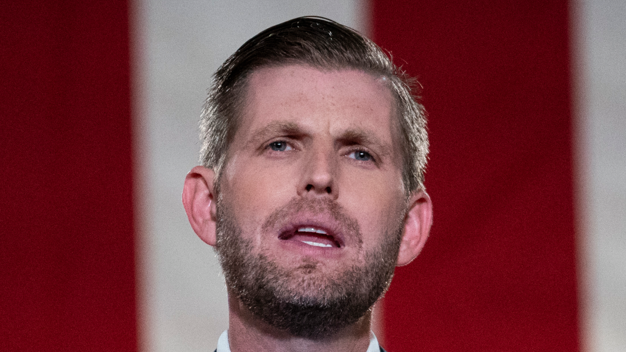 Eric Trump ridiculed for accidentally urging people to vote a week after the election