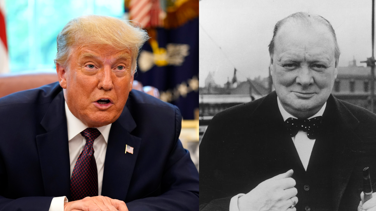 Trump tried to compare himself to Churchill but managed to get history completely wrong