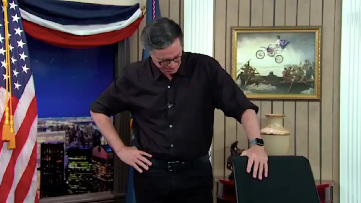 Stephen Colbert left literally speechless for 15 seconds by Trump's latest election rant