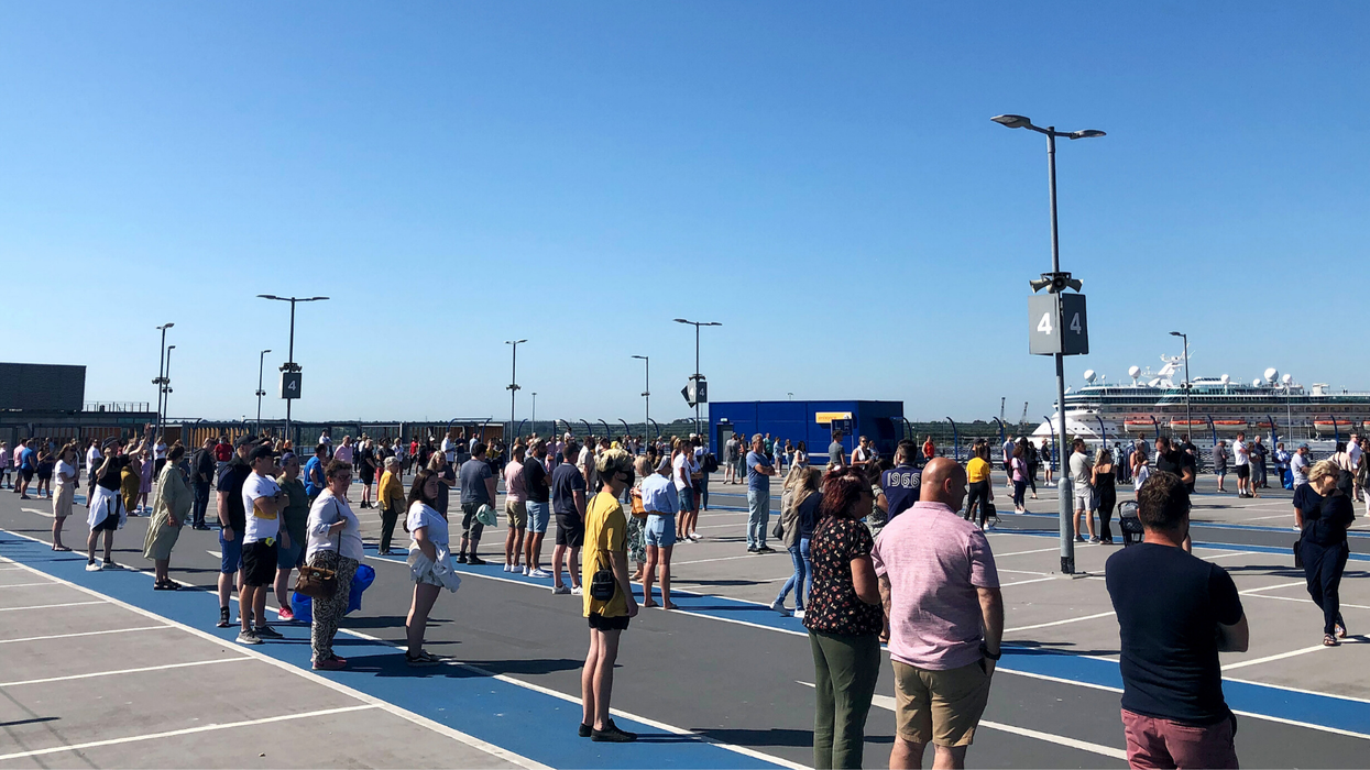 People speechless as hordes of shoppers filmed queuing for hours to get into IKEA
