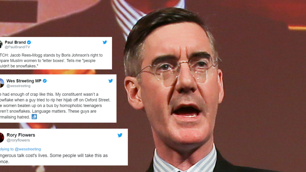 Jacob Rees-Mogg says people offended by Boris Johnson's Islamophobic comments are 'snowflakes'