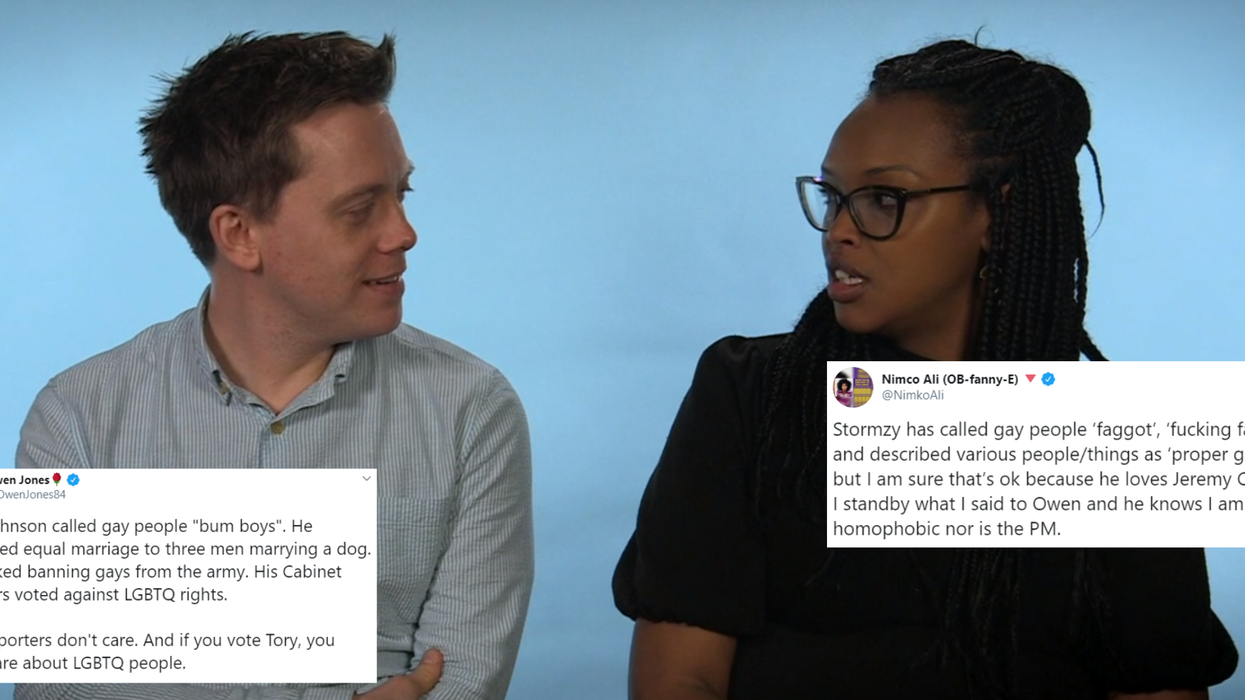 This Tory campaigner just tried to tell a gay man that 'bum boy' isn't necessarily homophobic and it's infuriating