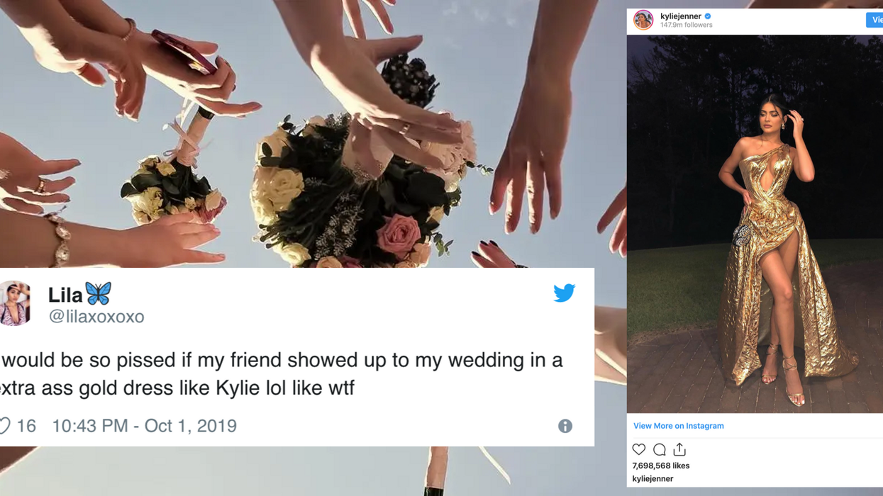 Kylie Jenner wears a dress and gets accused of 'upstaging' her friend because sexism