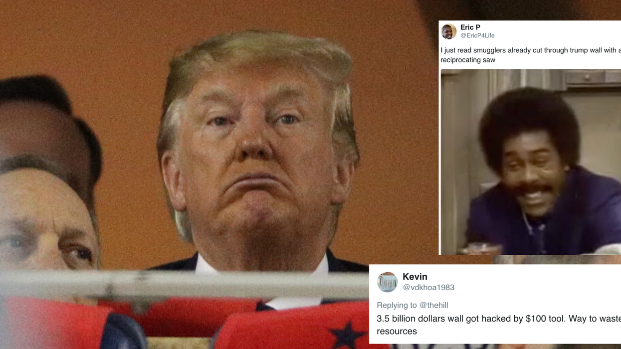 Trump's 'impenetrable' border wall is already being penetrated by smugglers using 'basic power tools'