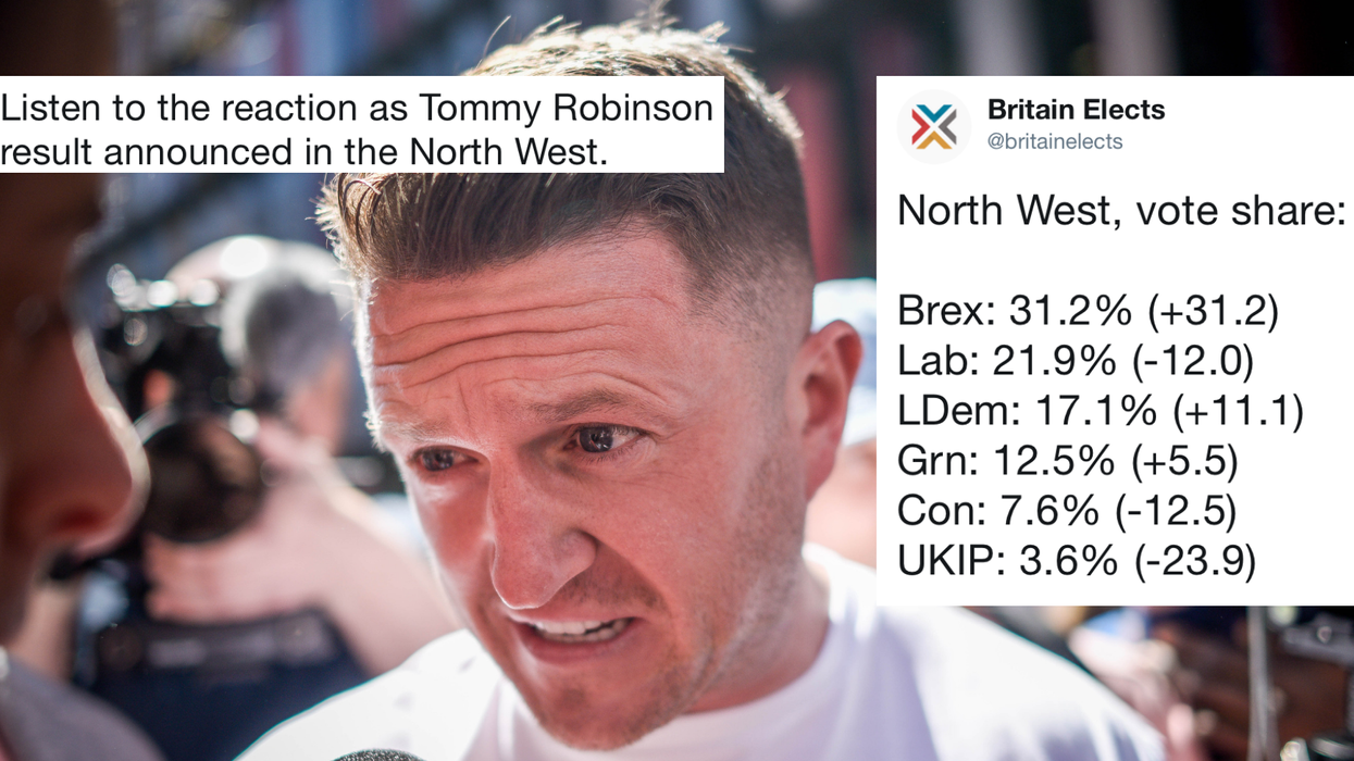 Tommy Robinson failed in his bid to become an MEP and people couldn't help but laugh at him