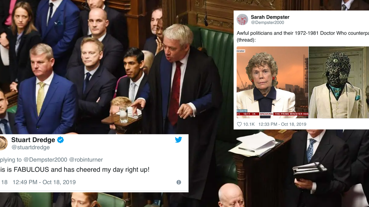 This thread comparing politicians to Doctor Who baddies is the Brexit respite you need