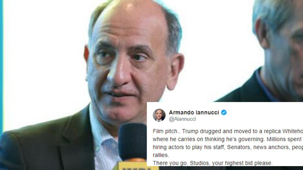 Why Armando Iannucci turned down 12 offers to make Trump film about a joke he tweeted