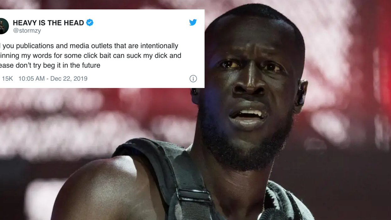 Here's the real truth behind Stormzy's '100% racist' comment that broke the internet