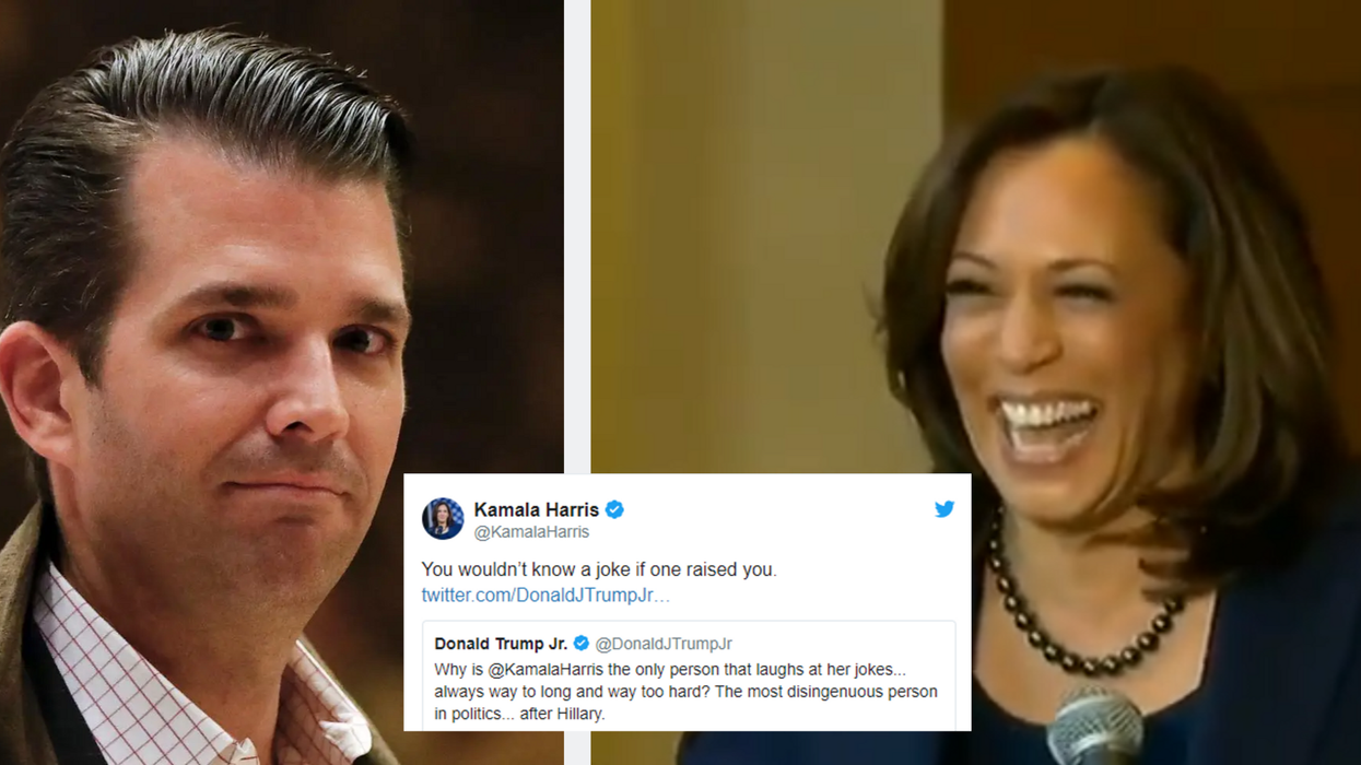 Kamala Harris just absolutely destroyed Donald Trump Jr in nine words