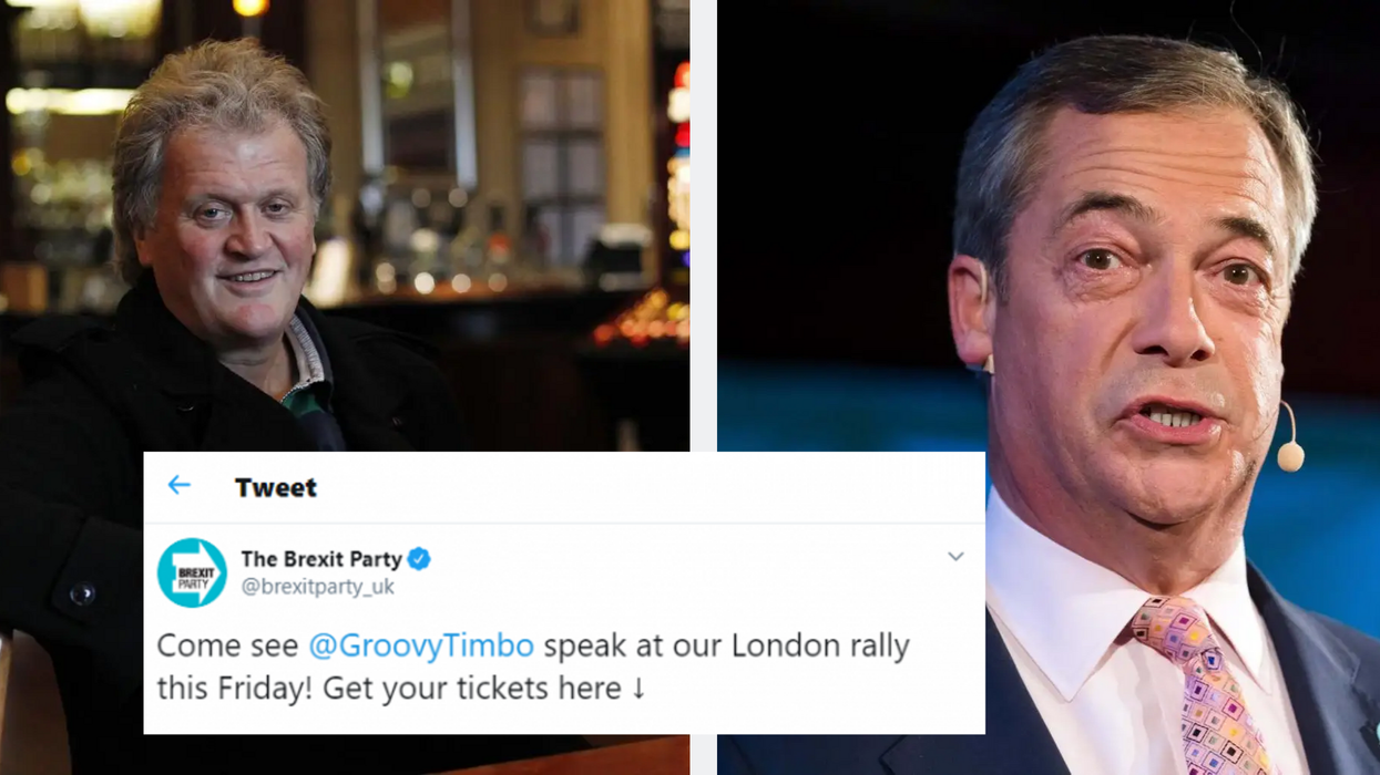The Brexit Party accidentally promoted a parody Tim Martin account that's quite clearly fake