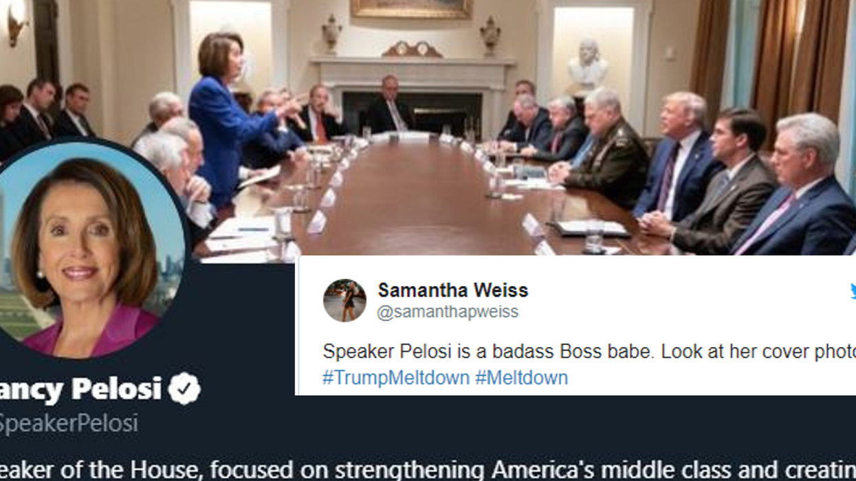 Nancy Pelosi absolutely owned Trump with her response to that National Boss Day picture