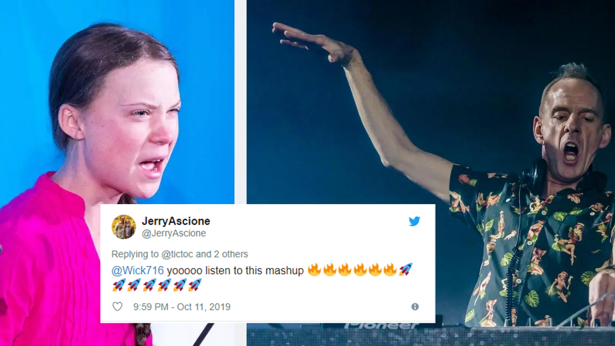 Fatboy Slim sampled Greta Thunberg’s UN speech live on stage and people couldn’t get enough