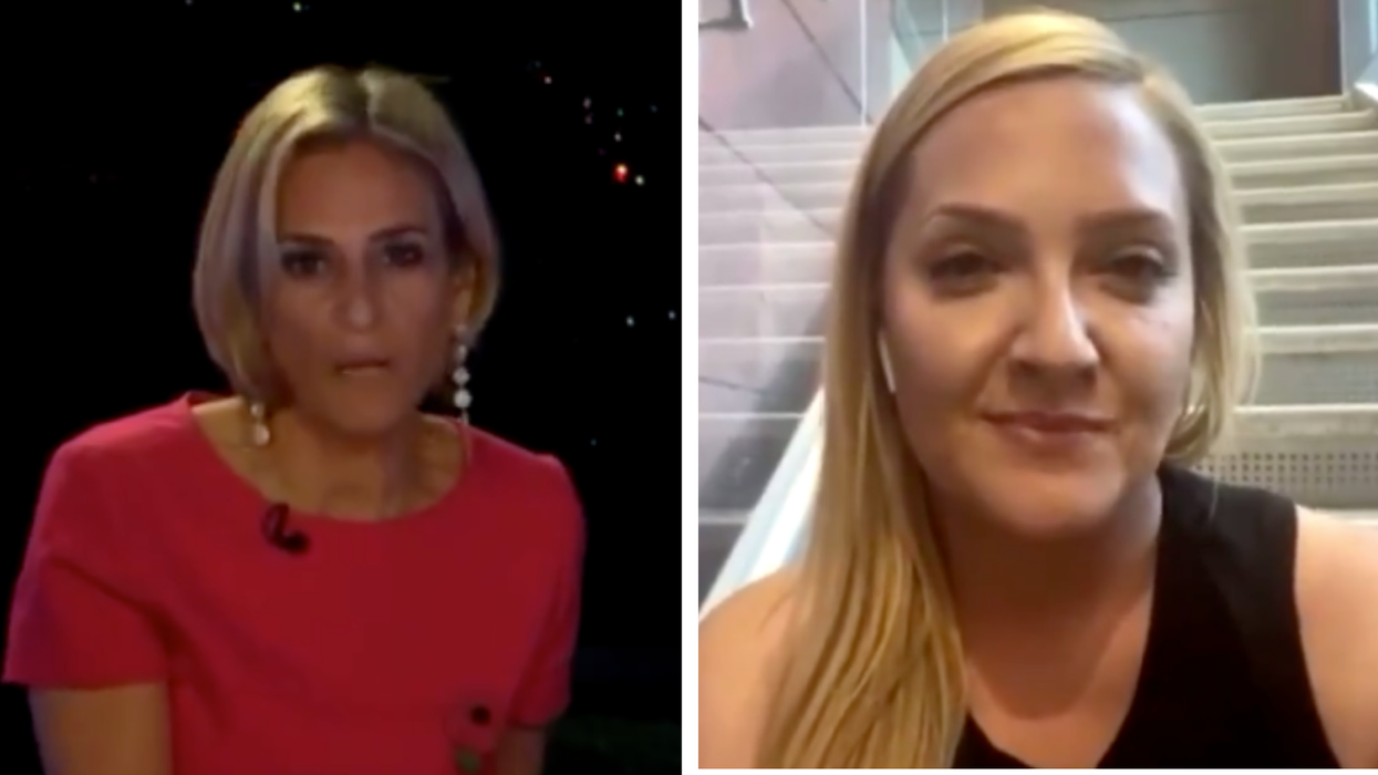 Emily Maitlis labelled a 'legend' for her perfect reaction to Trump supporter in bizarre TV interview