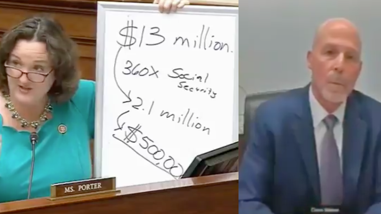 Congresswoman lauded for brutal take-down of CEO who earned millions by increasing medical costs