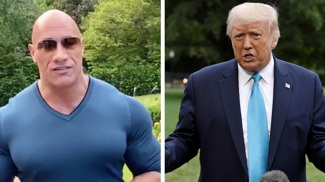 Trump supporters are furious with Dwayne 'The Rock' Johnson over his election endorsement