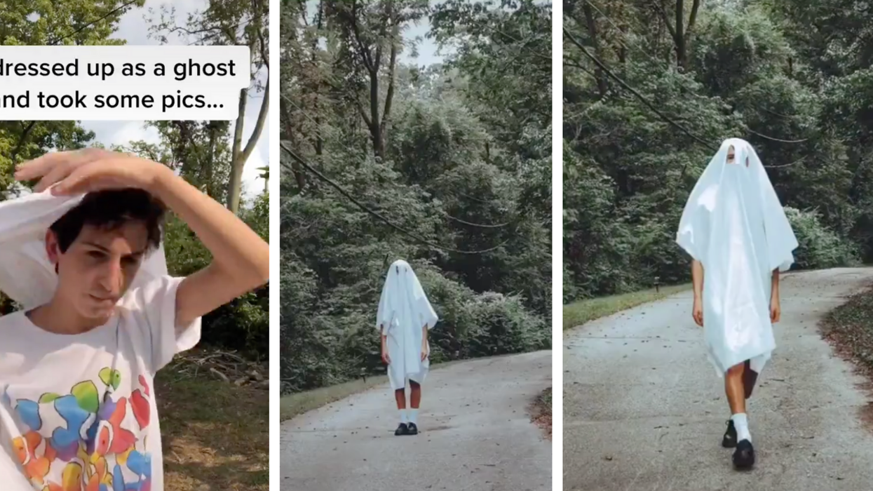 'Ghost' costume TikTok trend sparks debate about privilege