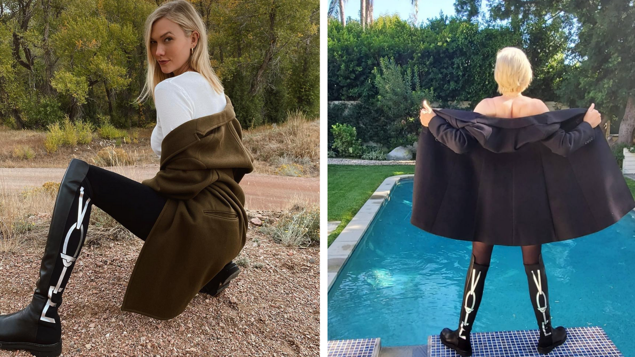Karlie Kloss and other celebrities criticised for $700 'Vote' boots