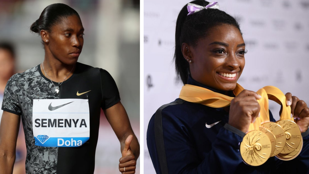 Simone Biles defends Caster Semenya after ruling bans her from competing over testosterone levels