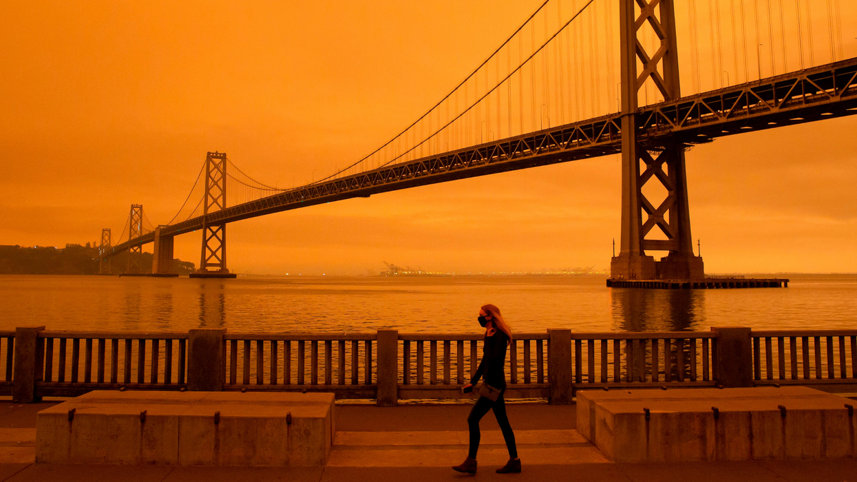 People are shocked and horrified to find the California sky totally orange due to wildfires