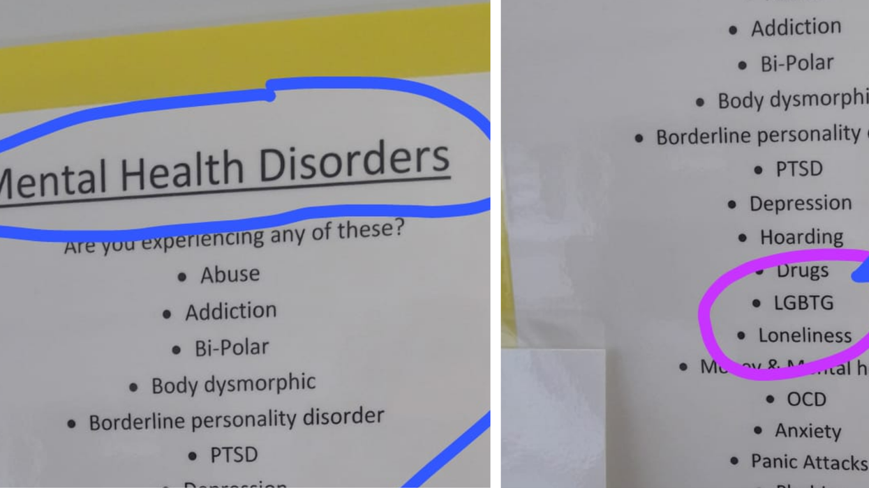 Hospital apologises after listing LGBTQ+ as a 'mental disorder'