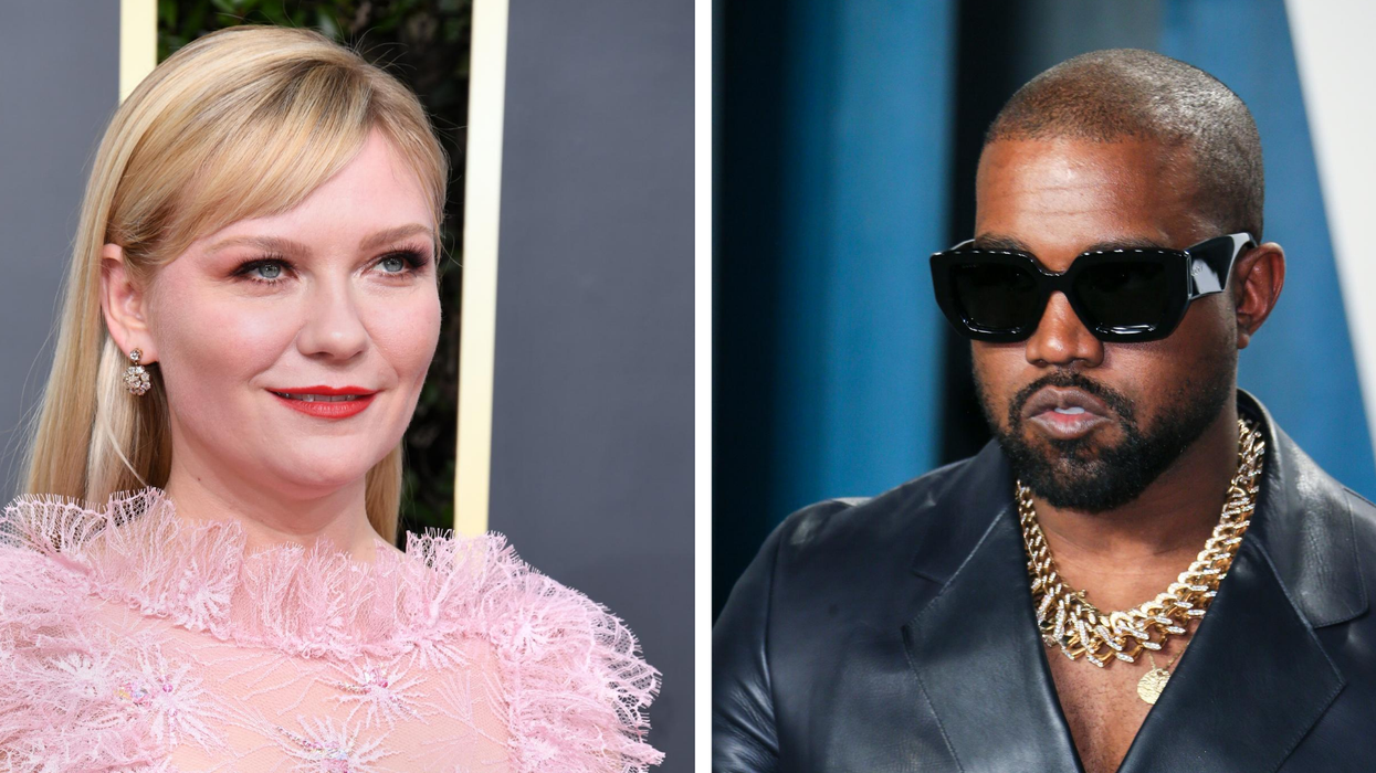 Kirsten Dunst asks Kanye West why he used her image on his 2020 election poster