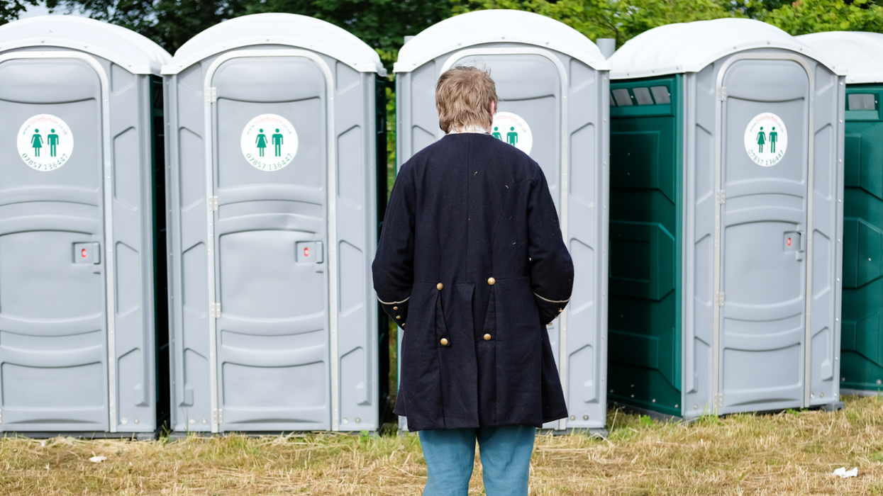 People are arguing about whether it's OK to film others urinating in public