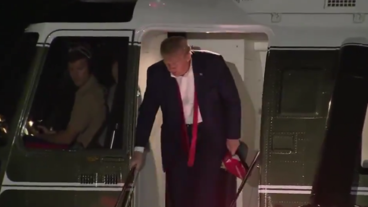People are hilariously adding sad songs to Trump's 'walk of shame' back from his doomed Tulsa rally