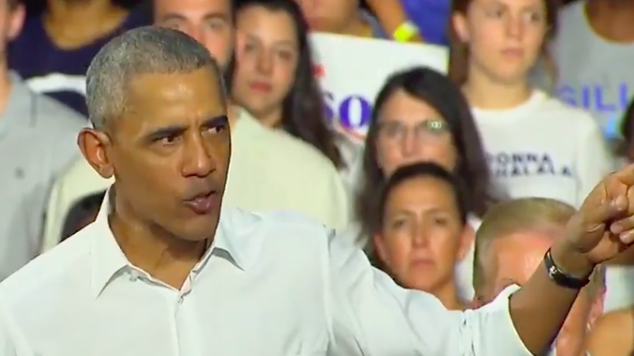 'They've racked up enough indictments to field a football team' - Barack Obama roasts Trump