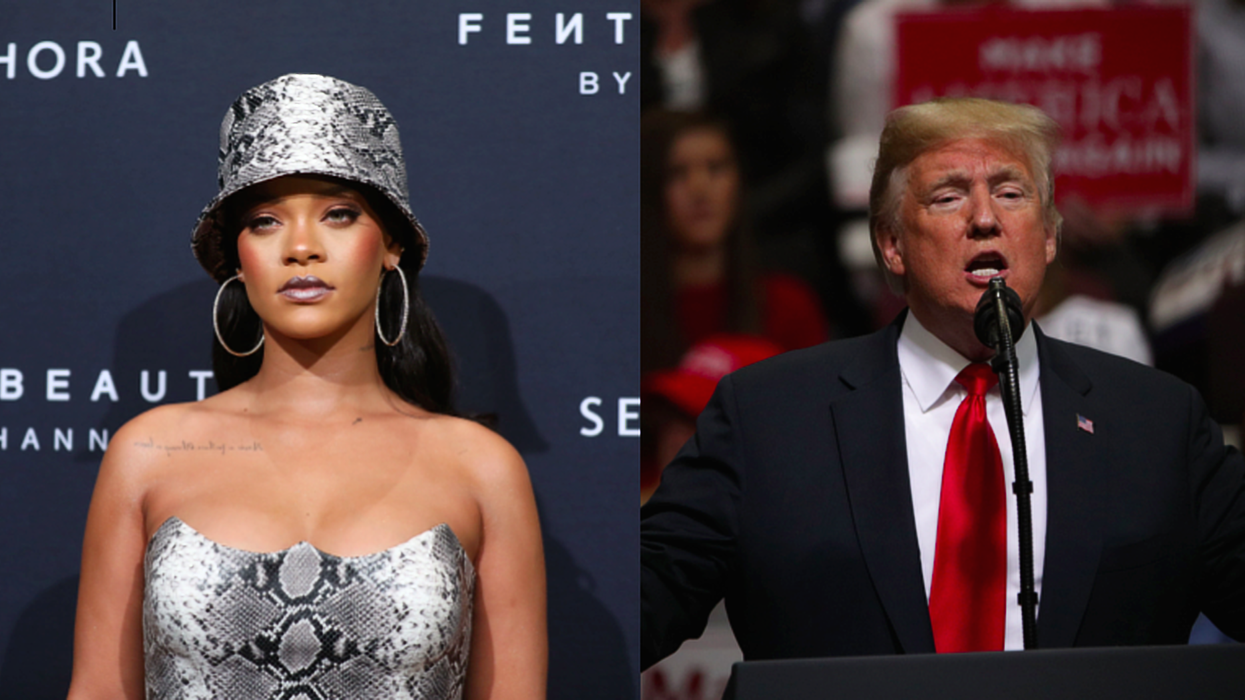 Rihanna, Pharrell and Axl Rose ask Trump to stop playing their music at his rallies