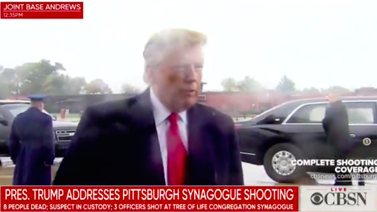 People think Trump's response to the Pittsburgh synagogue shooting is his lowest point yet