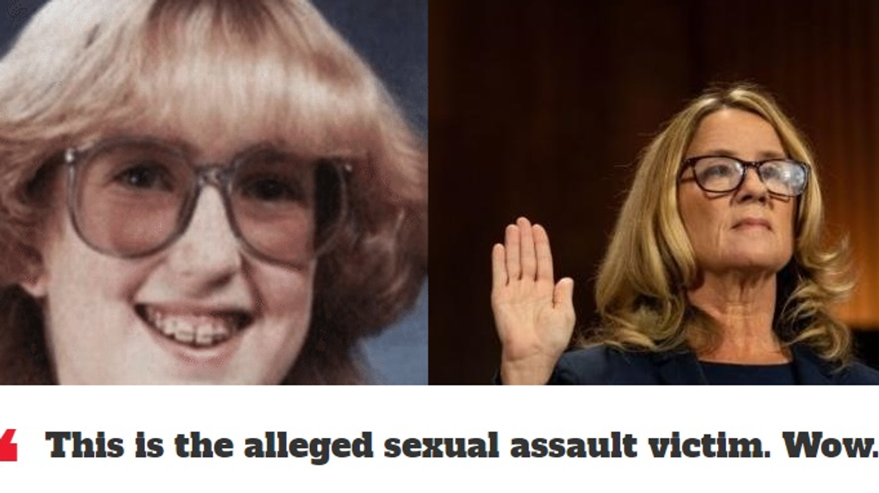 Republican county chair shares fake Dr Ford meme suggesting she's too ugly to be a sexual assault victim