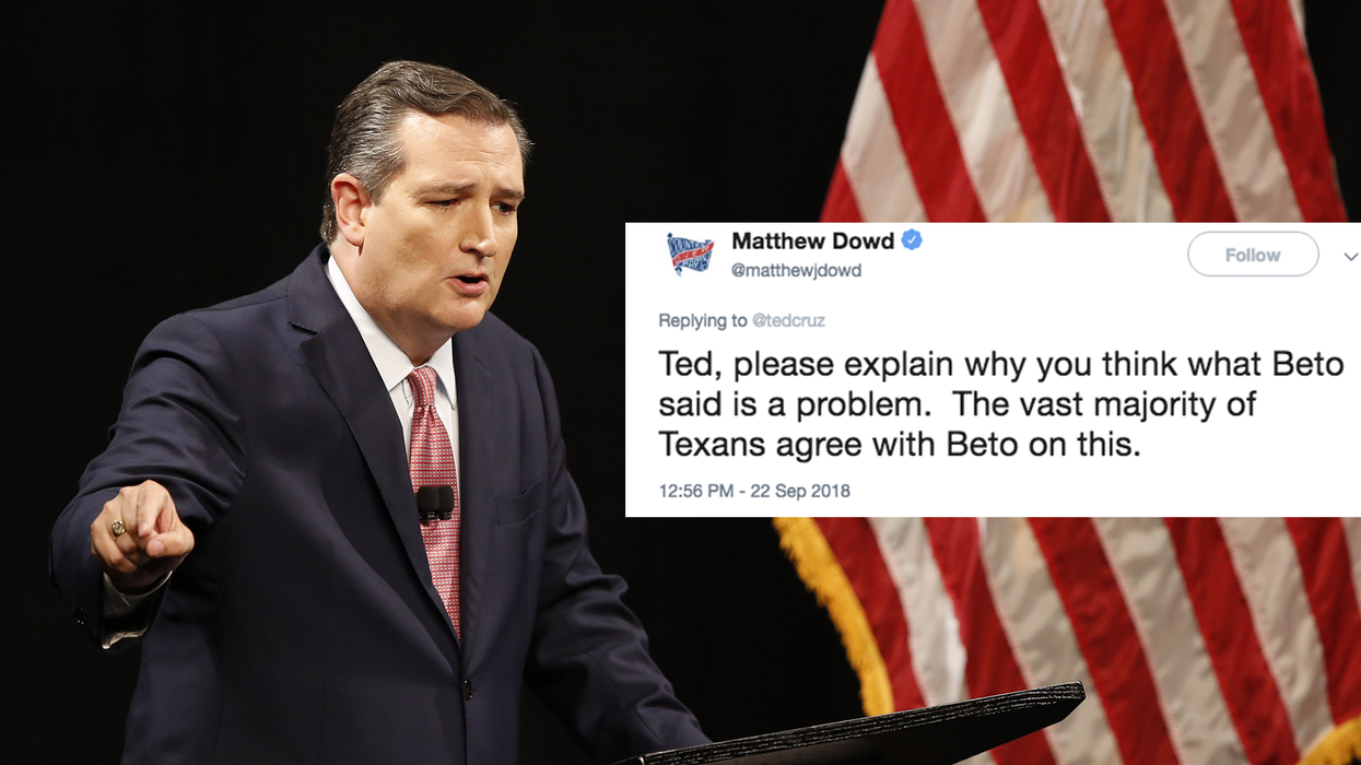 Ted Cruz tried to own Beto O'Rourke but it backfired spectacularly